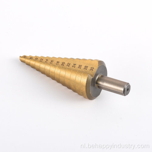 HSS titanium gecoate stepboor bit